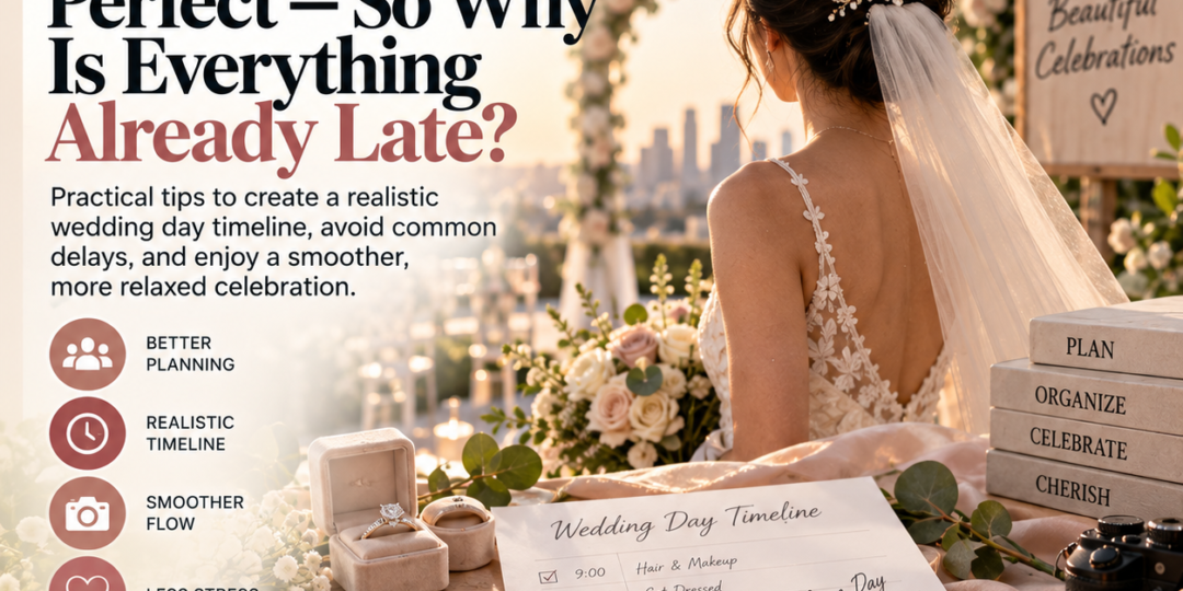 Your Wedding Timeline Looks Perfect—So Why Is Everything Already 30 Minutes Late?