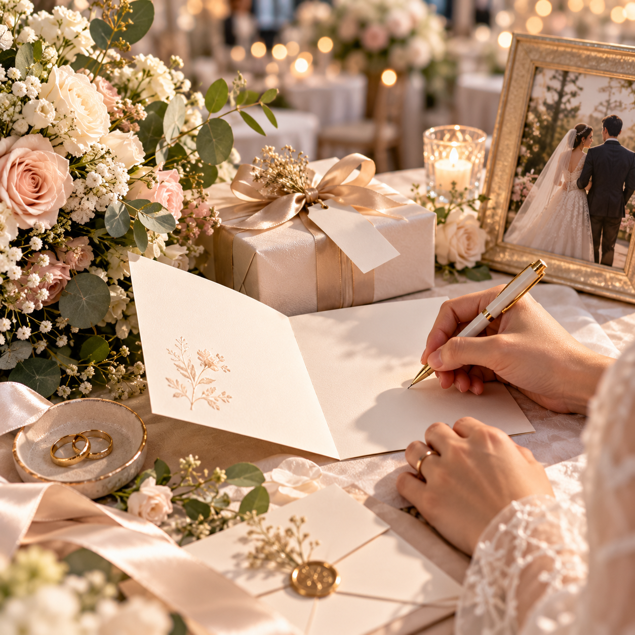 What to Write in a Wedding Card, With 40 Message Examples